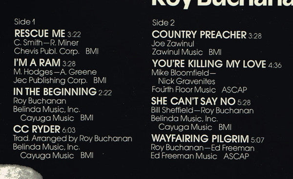 Roy Buchanan : Rescue Me (LP, Album)
