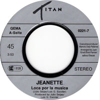 Janette* : Loca Por La Música (7", Single)