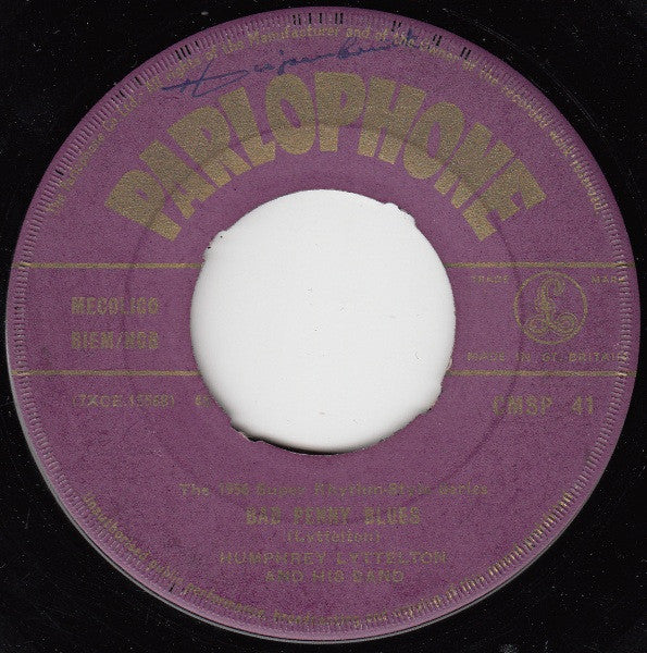 Humphrey Lyttelton And His Band : Bad Penny Blues (7", Single, RE)