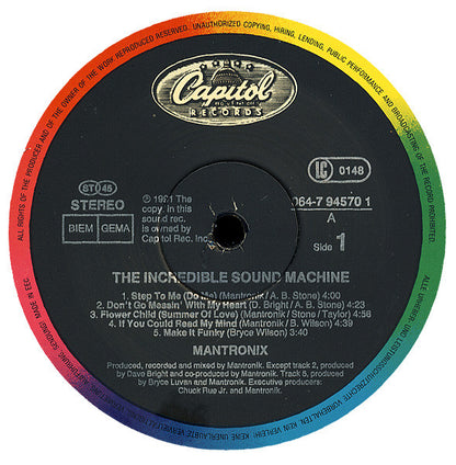 Mantronix : The Incredible Sound Machine (LP, Album)