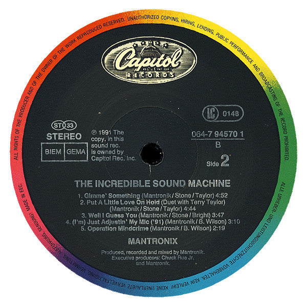 Mantronix : The Incredible Sound Machine (LP, Album)