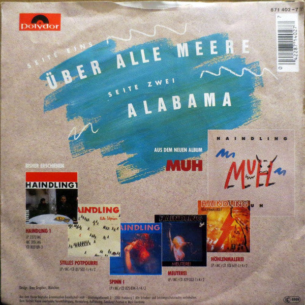Haindling : Über Alle Meere (7", Single)
