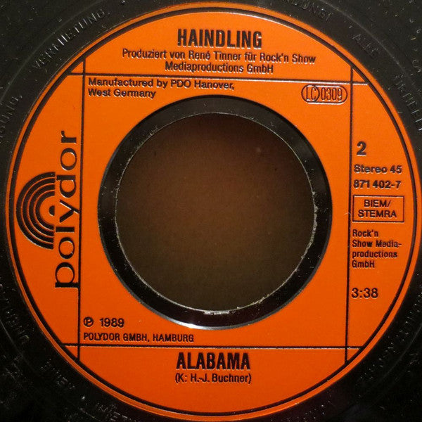 Haindling : Über Alle Meere (7", Single)