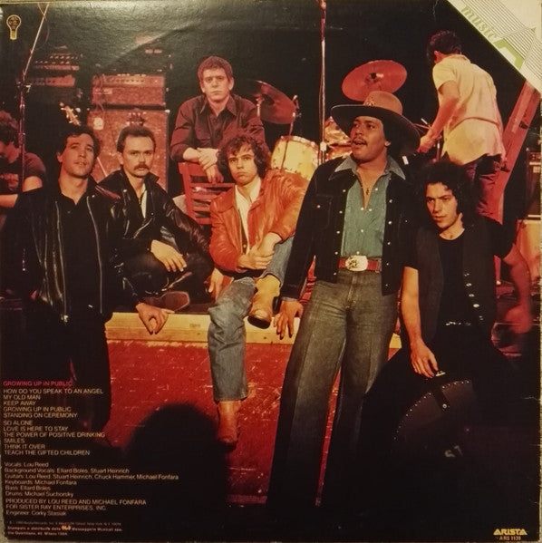Lou Reed : Growing Up In Public (LP, Album, RE)