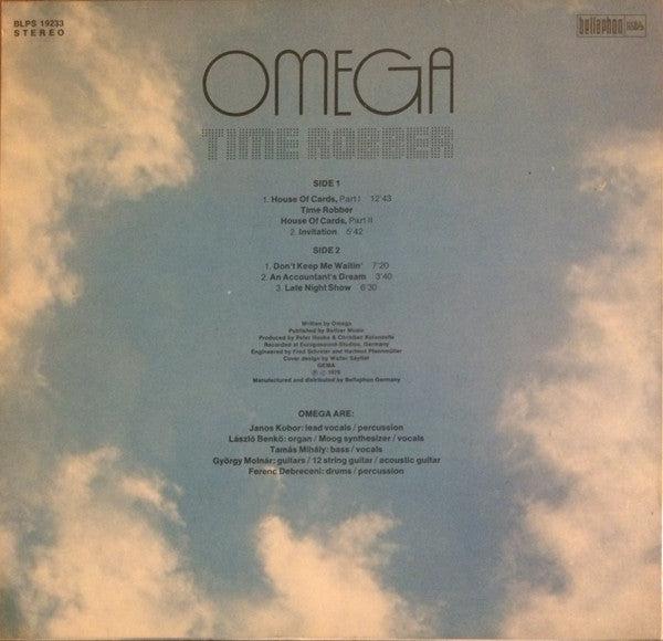 Omega (5) : Time Robber (LP, Album)