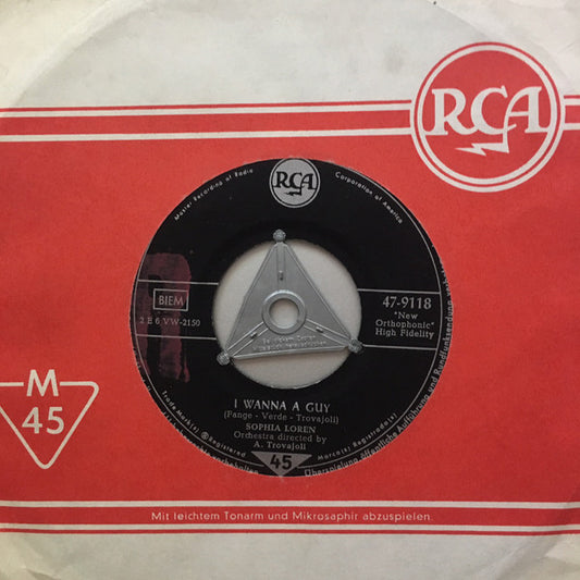 Sophia Loren : I Wanna A Guy  (7")