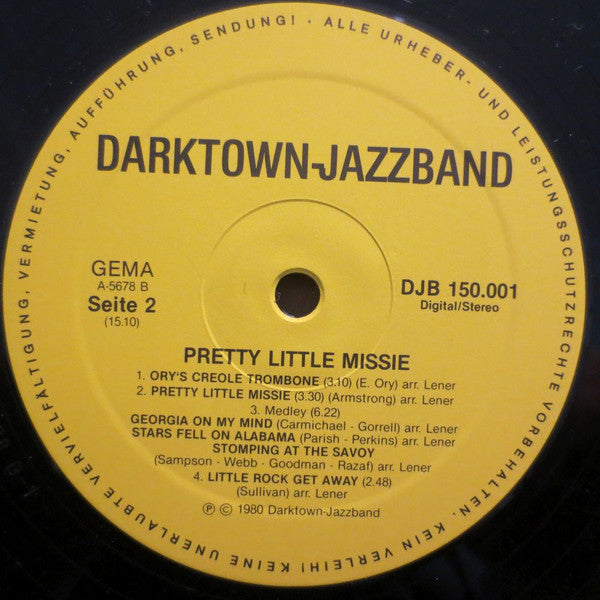 Darktown Jazzband : Pretty Little Missie (LP, Album)