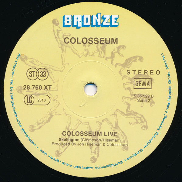 Colosseum : Colosseum Live (2xLP, Album, RE, Gat)