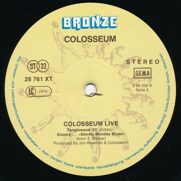 Colosseum : Colosseum Live (2xLP, Album, RE, Gat)