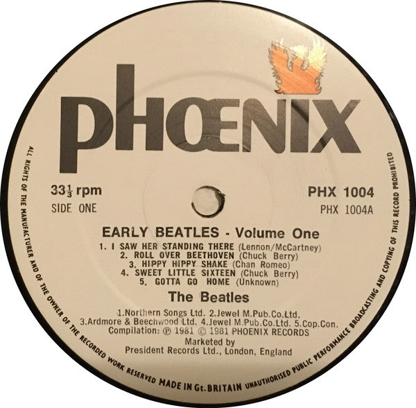 The Beatles : Early Years (1) (LP, Comp, Bla)