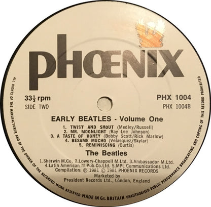 The Beatles : Early Years (1) (LP, Comp, Bla)