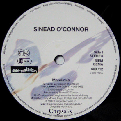 Sinéad O'Connor : Mandinka (12", Maxi)