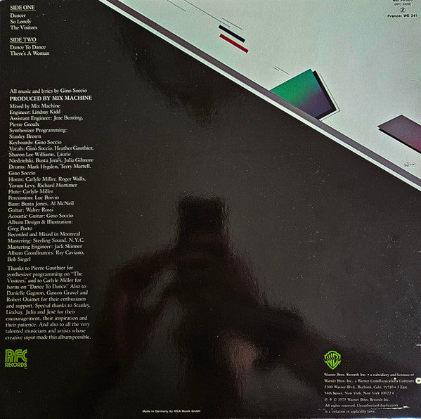 Gino Soccio : Outline (LP, Album, RE)