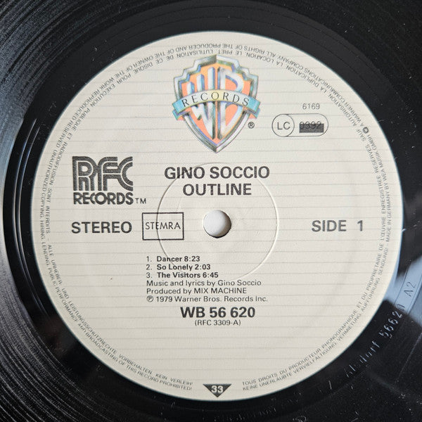 Gino Soccio : Outline (LP, Album, RE)
