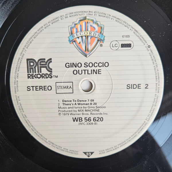 Gino Soccio : Outline (LP, Album, RE)
