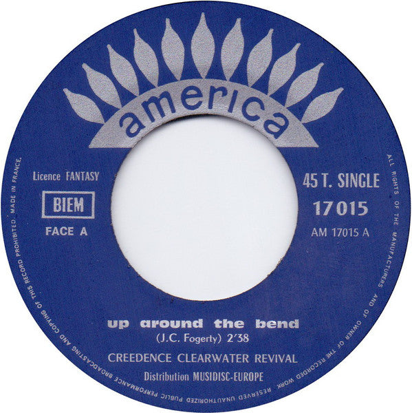 Creedence Clearwater Revival : Run Through The Jungle / Up Around The Bend (7", Single)