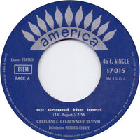 Creedence Clearwater Revival : Run Through The Jungle / Up Around The Bend (7", Single)