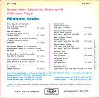 Michael Ande : Wenn Eine Liebe Zu Ende Geht / Goldene Tage (7", Single)