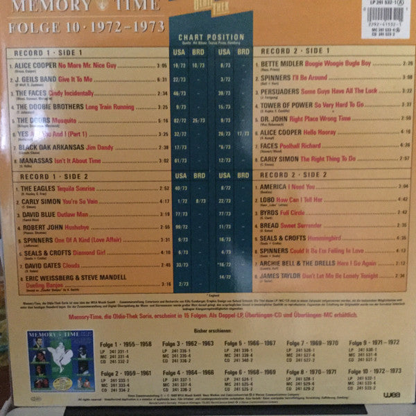 Various : Memory Time (Folge 10  1972 - 73) (2xLP, Comp)