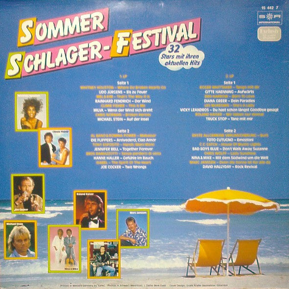 Various : Sommer-Schlager-Festival 1988 (2xLP, Comp, Gat)