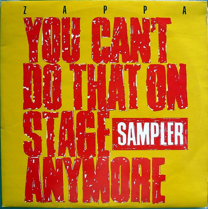 Zappa* : You Can't Do That On Stage Anymore Sampler (2xLP, Smplr)