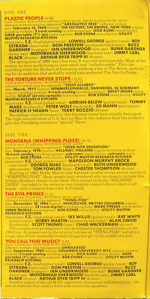 Zappa* : You Can't Do That On Stage Anymore Sampler (2xLP, Smplr)