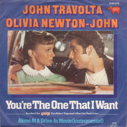 John Travolta, Olivia Newton-John : You're The One That I Want (7", Single, Inj)