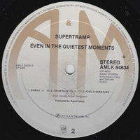 Supertramp : Even In The Quietest Moments... (LP, Album)