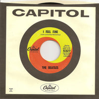 The Beatles : I Feel Fine (7", Single, Scr)