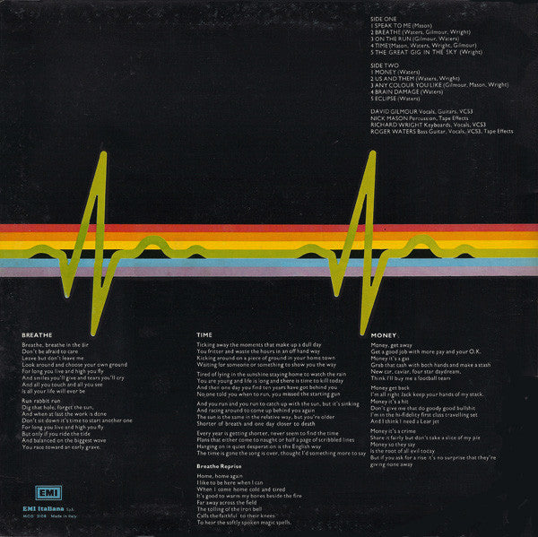 Pink Floyd : The Dark Side Of The Moon (LP, Album, Gat)