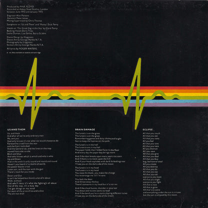 Pink Floyd : The Dark Side Of The Moon (LP, Album, Gat)