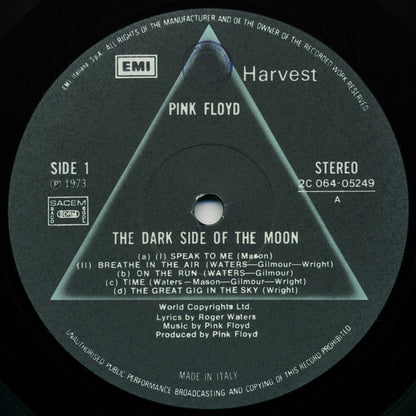 Pink Floyd : The Dark Side Of The Moon (LP, Album, Gat)