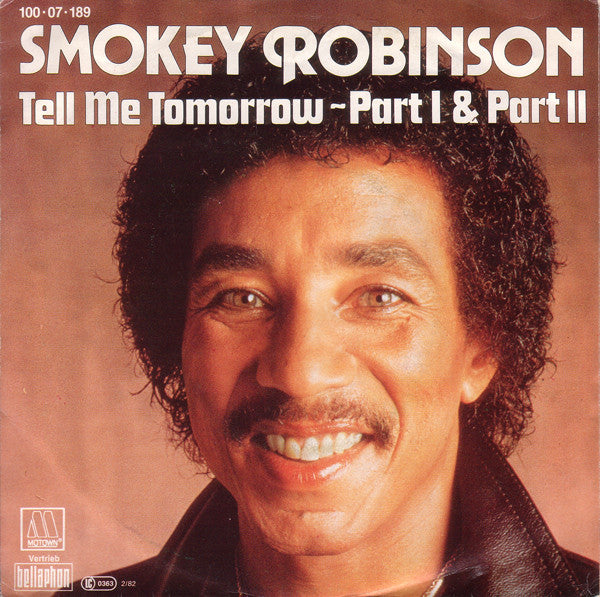 Smokey Robinson : Tell Me Tomorrow - Part I & Part II (7", Single)