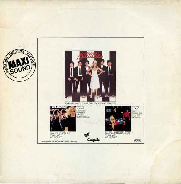 Blondie : Heart Of Glass (12", Maxi, Ltd)