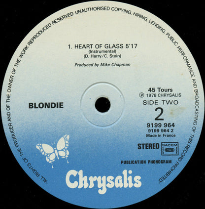 Blondie : Heart Of Glass (12", Maxi, Ltd)