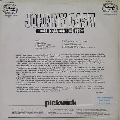 Johnny Cash : Ballad Of A Teenage Queen (LP, Comp, RP)