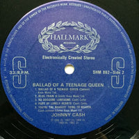 Johnny Cash : Ballad Of A Teenage Queen (LP, Comp, RP)