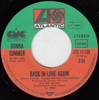 Donna Summer : Back In Love Again (7", Single)