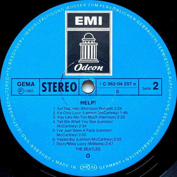 The Beatles : Help! (LP, Album, RE)
