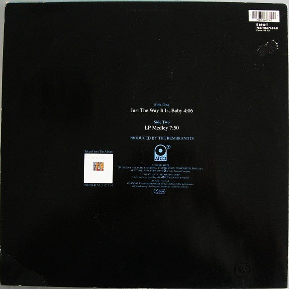 The Rembrandts : Just The Way It Is, Baby (12")