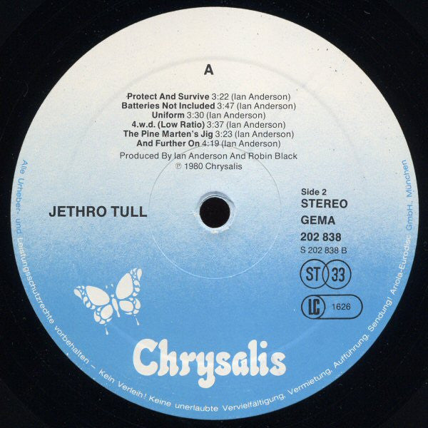 Jethro Tull : A (LP, Album)
