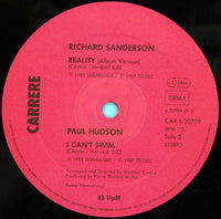 Richard Sanderson : Reality (12", Maxi)