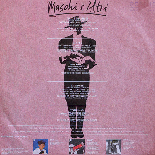 Gianna Nannini : Maschi E Altri (LP, Comp)