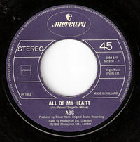 ABC : All Of My Heart / Overture (From The Lexicon Of Love) (7", Single)