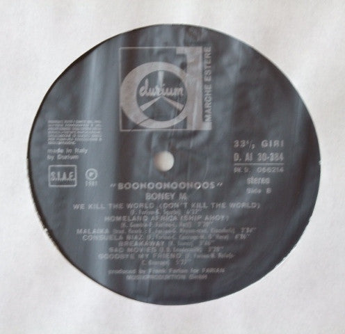 Boney M. : Boonoonoonoos (LP, Album, Hal)