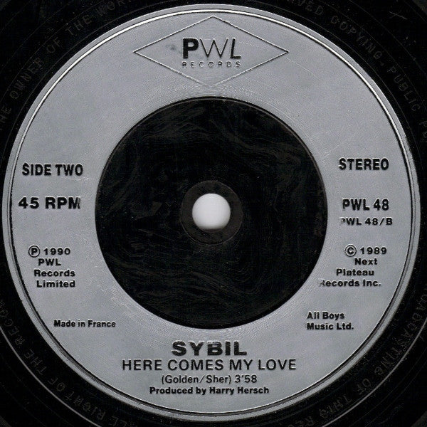 Sybil : Walk On By (7", Single, Sil)