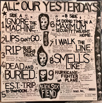 Alien Sex Fiend : All Our Yesterdays (LP, Comp, Sil)