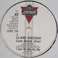 Clare Grogan : Love Bomb (12", Single)