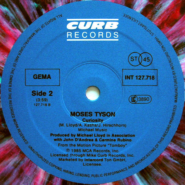 Moses Tyson, Jr. : My Heart's On Fire (Soul Desire) / Curiosity (12", Pur)