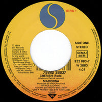 Madonna : Cherish (7", Single, Lar)